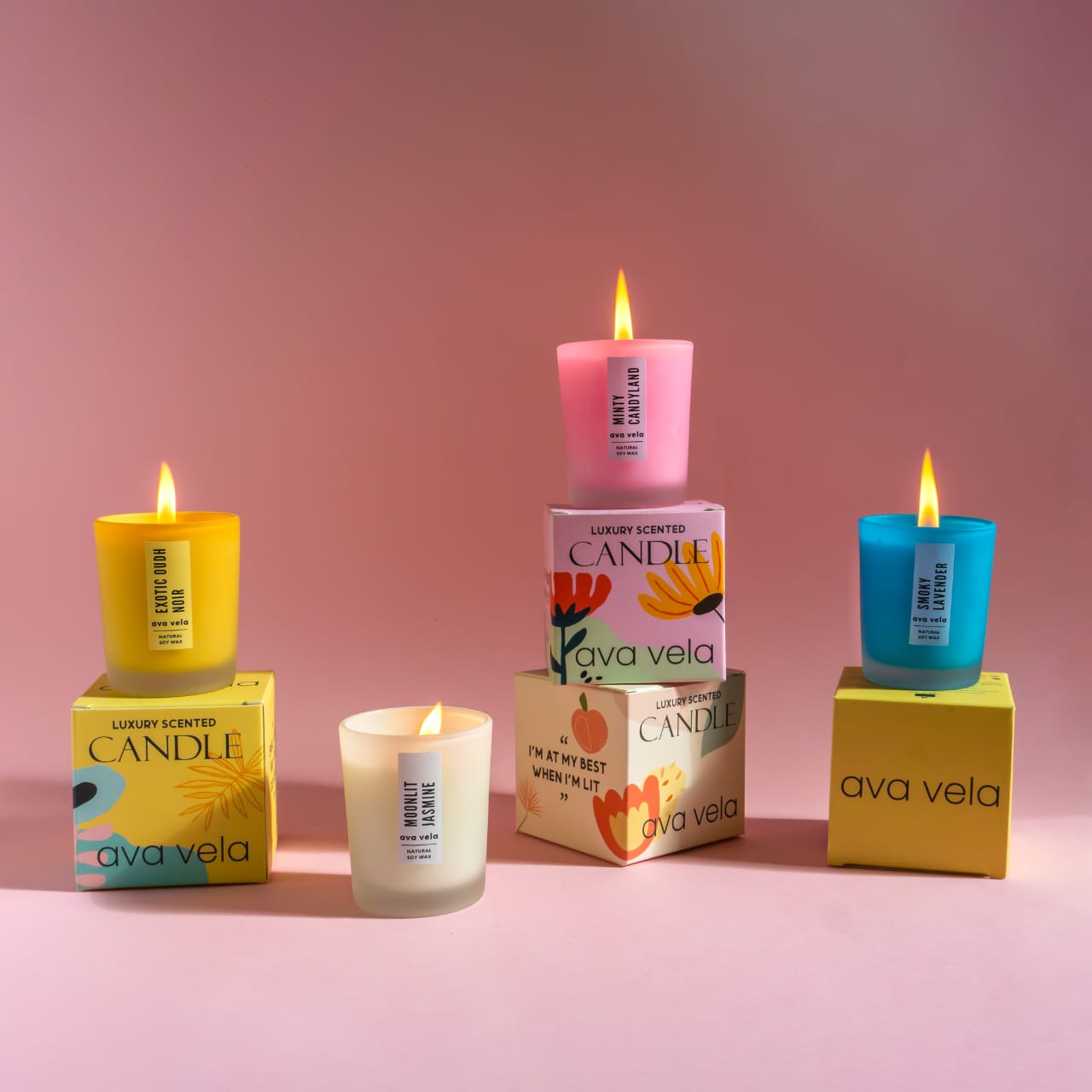 Minty Candy Cane - Shot Jar Soy Wax Scented Candle 14 hours Burn Time