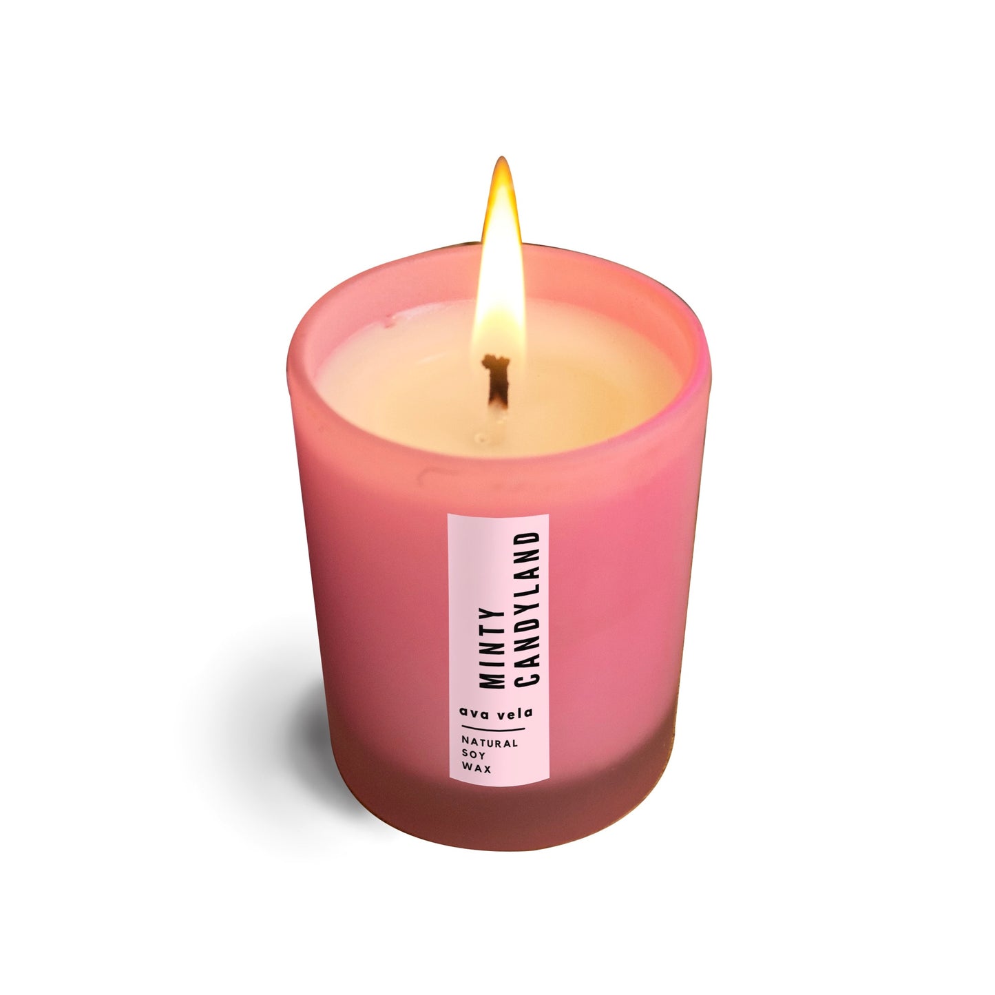 Minty Candy Cane - Shot Jar Soy Wax Scented Candle 14 hours Burn Time