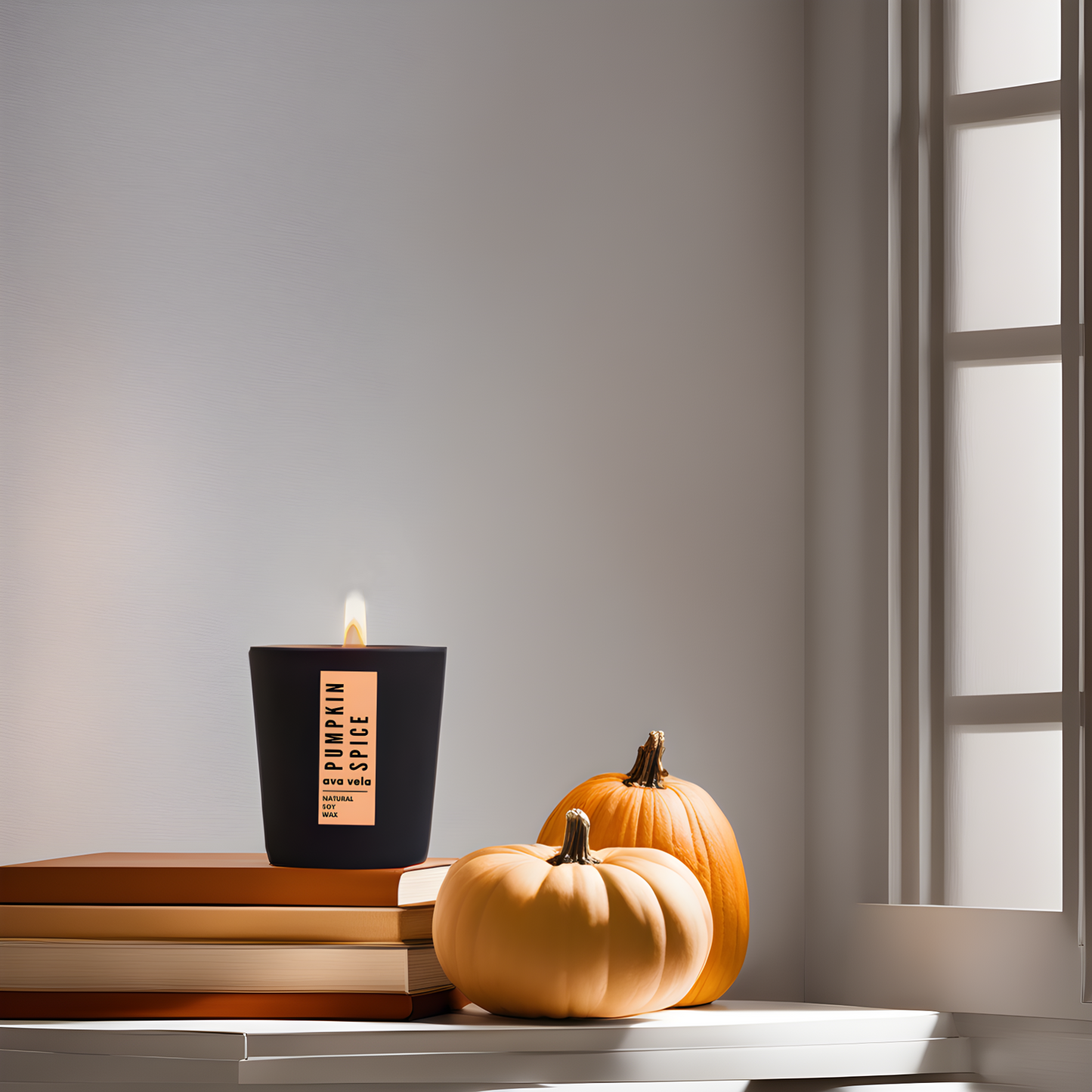 Shot Jar Pumpkin Spice Soy Wax Scented Candle 14 Hours Burn Time