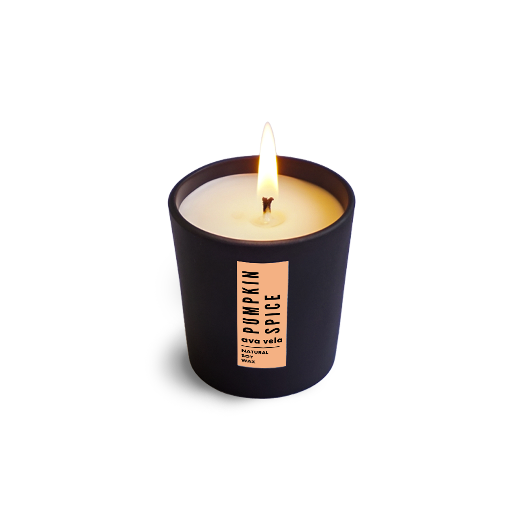 Shot Jar Pumpkin Spice Soy Wax Scented Candle 14 Hours Burn Time