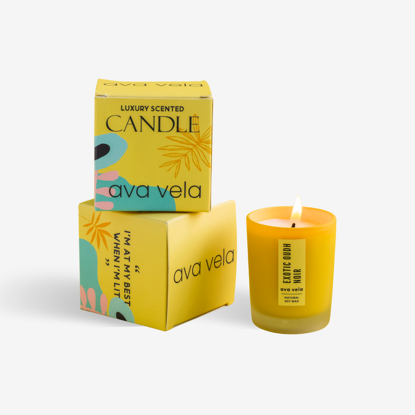 Exotic Oudh Noir - Shot Jar Soy Wax Scented Candle 14 hours Burn Time