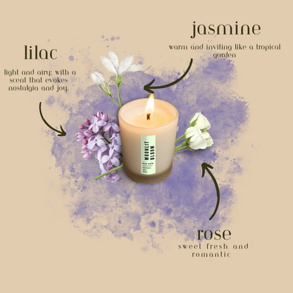 Moonlit Jasmine - Shot Jar Soy Wax Scented Candle 14 hours Burn Time