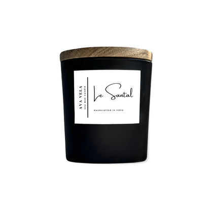 Le Santal (Sandalwood + Musk + Amber) Soy Wax Scented Candle 40 Hours Burn Time